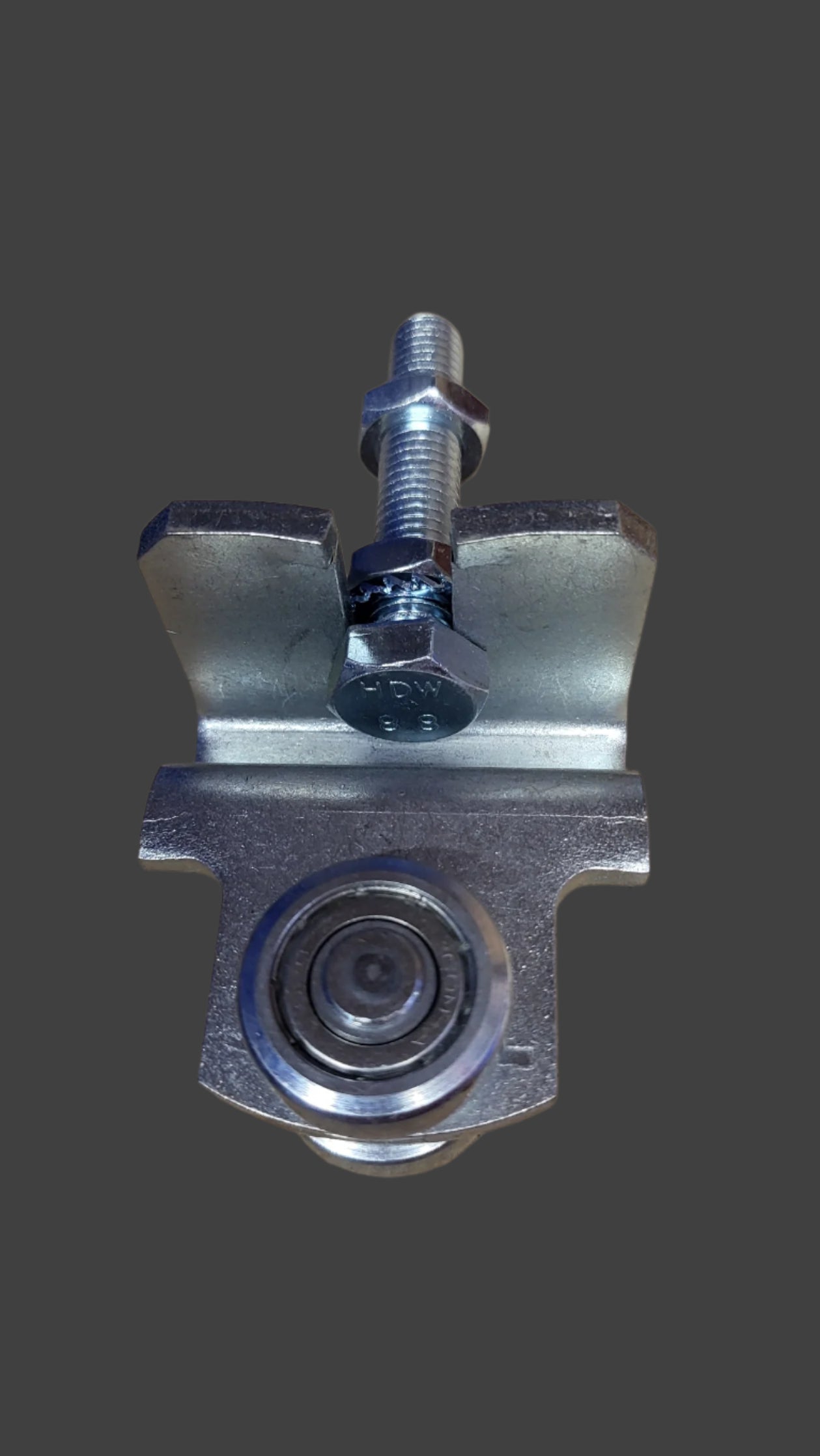 100-000-638 ROLLER AND MOUNTING BRACKET ZINC PLATED