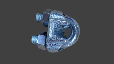 100-000-722 WIRE ROPE CLAMP FOR 1/4 WIRE ROPE