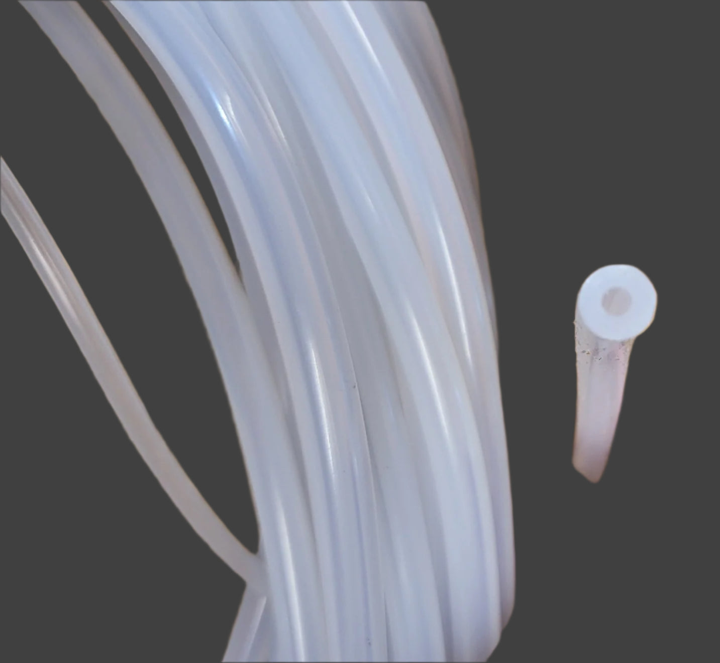 100-001-719 SILICONE SEAL ROPE 8 X 3 TRANSPARENT, 25M LG