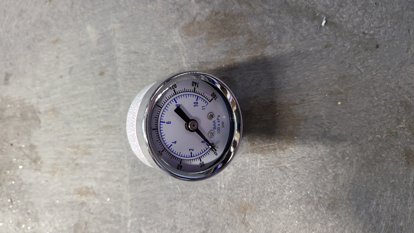 100-001-579 PRESSURE GAUGE 160 PSI, 1/8NPT, 0-11 BAR