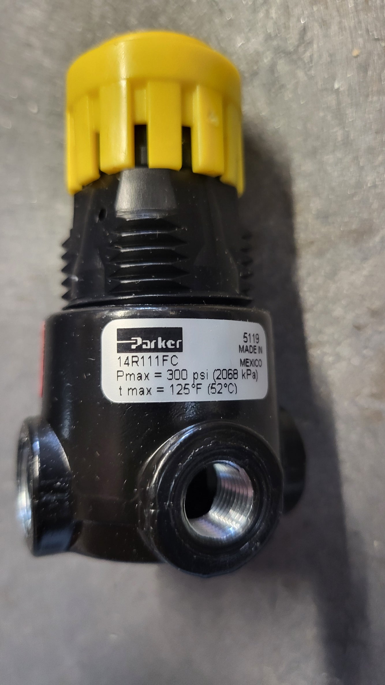 100-001-578 PNEUMATIC REGULATOR 60PSI, 1/4 NPT