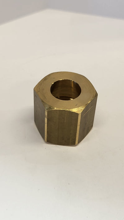 100-000-111 BRASS NUT SW 24 12.3MM